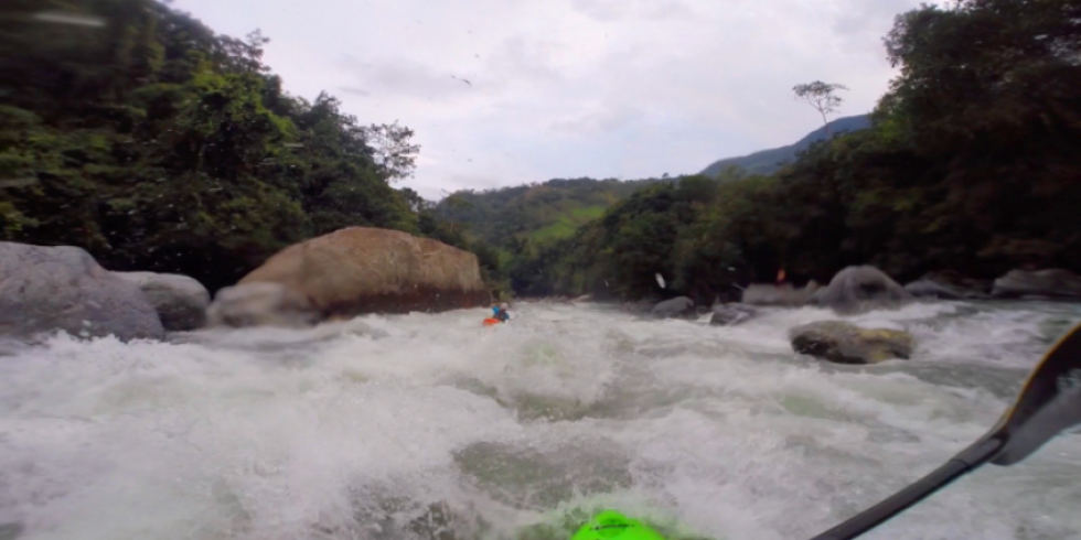 Paddling in Colombia