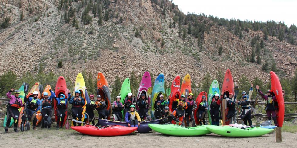 kayaker group photo