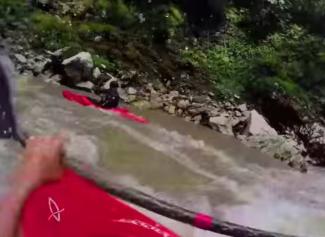 Tyler Bradt explores whitewater in remote jungle river 